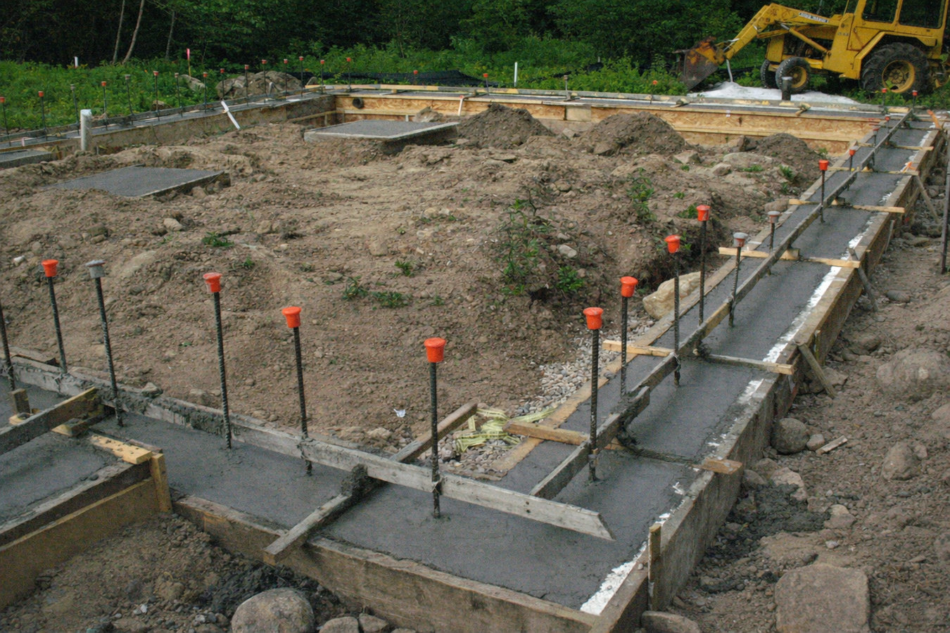 Concrete footings in Rialto, CA