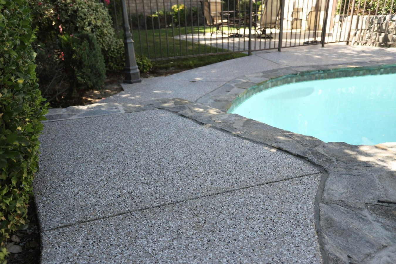 Concrete pool decks in Rialto, CA